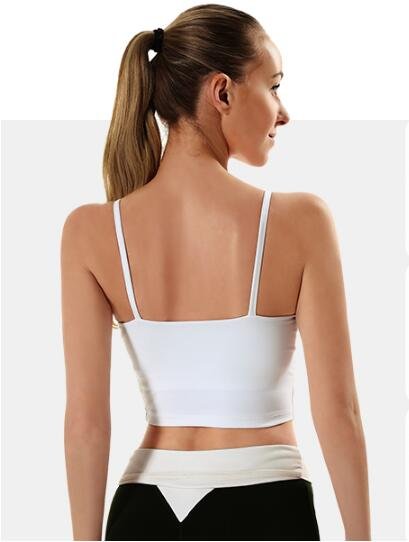 Sports Bras for Women Quick-Dry Padded Wirefree Workout Crop Cute Tank